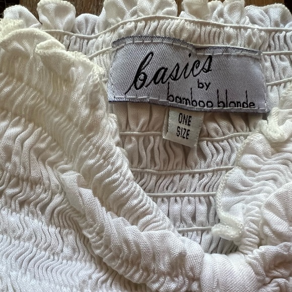 White Bamboo Blonde Bandeau Small One Size Fit - Picture 6 of 6